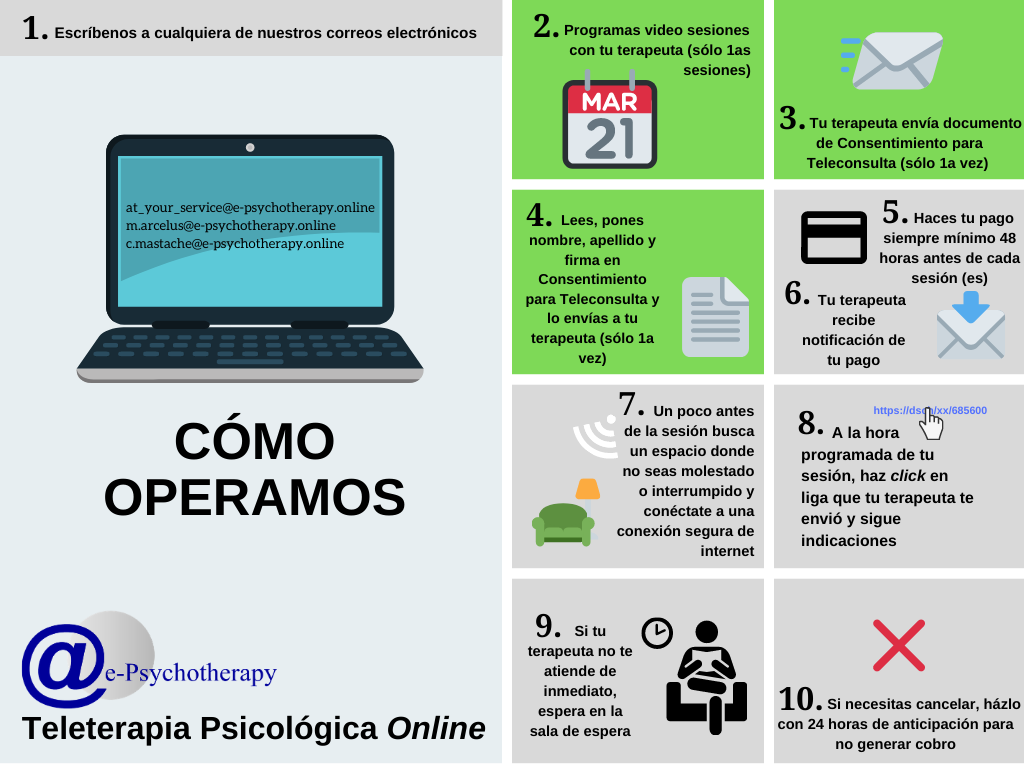 Psicoterapia Online Cómo Operamos